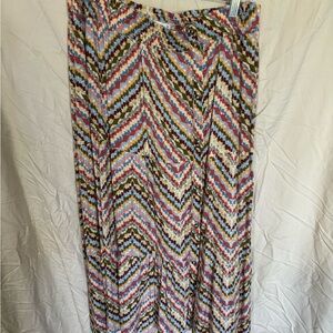 Sonoma Vibrant Chevron Maxi Skirt
